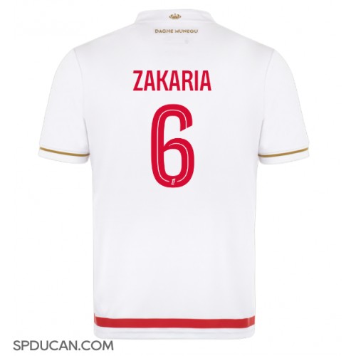 Muški Nogometni Dres AS Monaco Denis Zakaria #6 Domaci 2025-26 Kratak Rukav